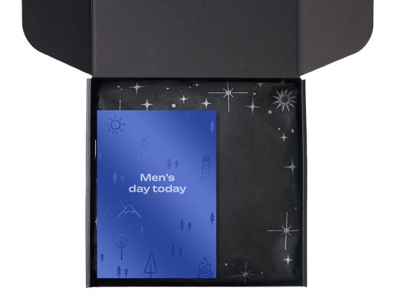 Подарочный набор «Re:m. Step»  с термосом, перчатками и сумкой