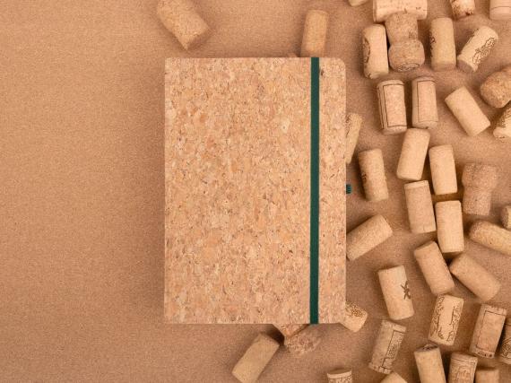 Блокнот Corkfolio, зеленый