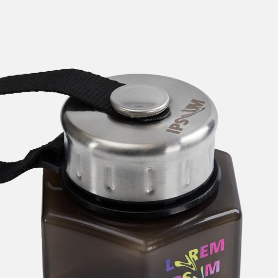 Бутылка для воды Hantelis, черная