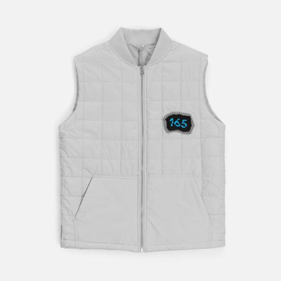 Жилет унисекс Warmbridge, светло-серый, размер 3XL