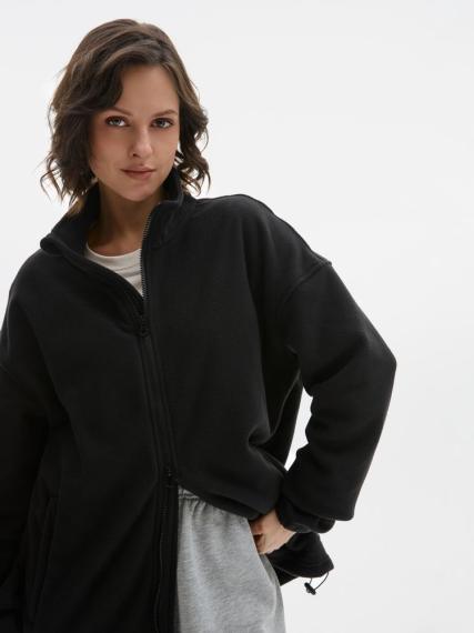 Куртка флисовая унисекс Nebo, черная, размер L