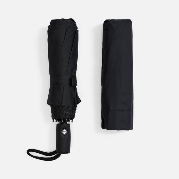 Складной зонт Dome Double с двойным куполом, черный