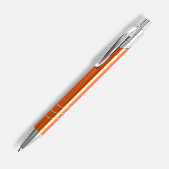 Ручка шариковая Underton Metallic, оранжевая