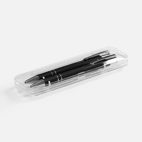 Набор из 2 ручек Keskus Soft Touch, черный