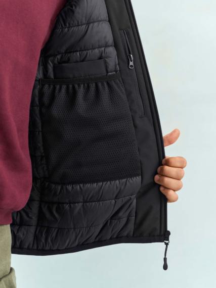 Жилет софтшелл унисекс Falcon BW, черный, размер XS