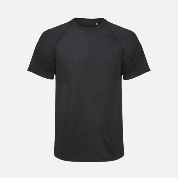 Футболка спортивная унисекс Vortex, черная, размер M