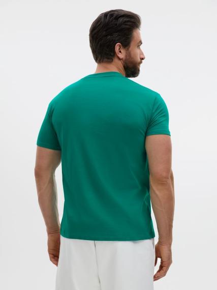 Футболка Regent 150 зеленая (изумрудная), размер XXL