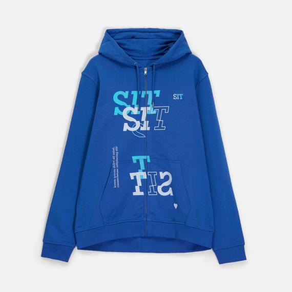 Толстовка унисекс Calipso, ярко-синяя (royal), размер XS