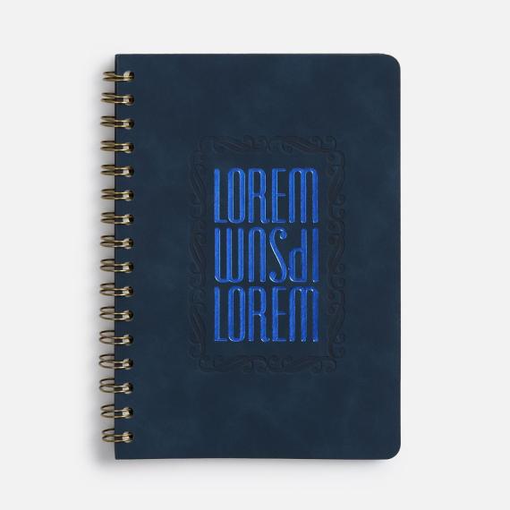 Ежедневник Spiral, недатированный, синий