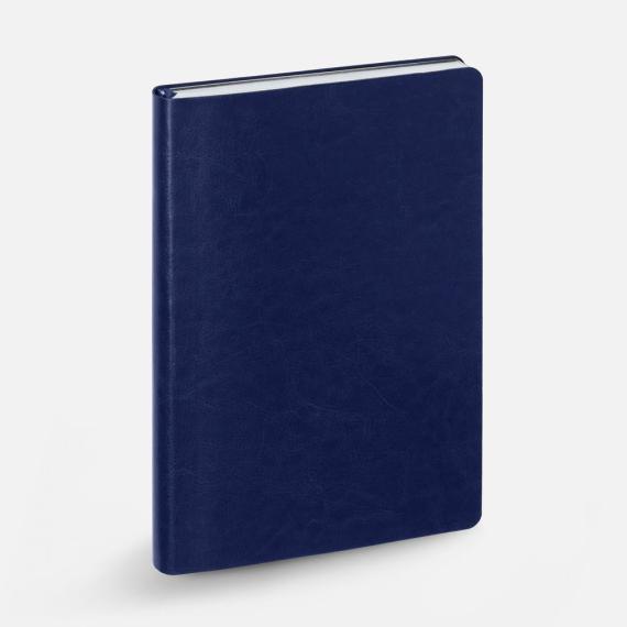 Ежедневник Nebraska Flex, недатированный, синий с серебром