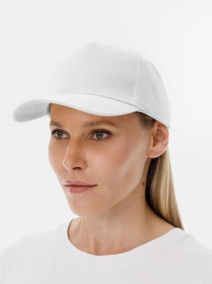 Бейсболка Long Beach, белая