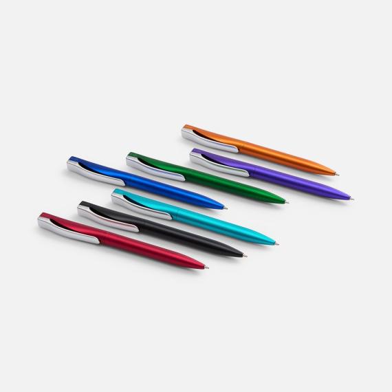 Ручка шариковая Pin Silver, зеленый металлик