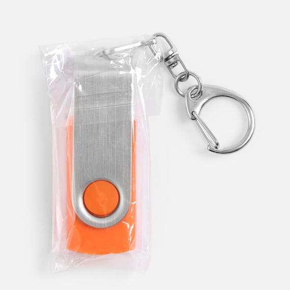 Флешка Twist, оранжевая, 8 Гб