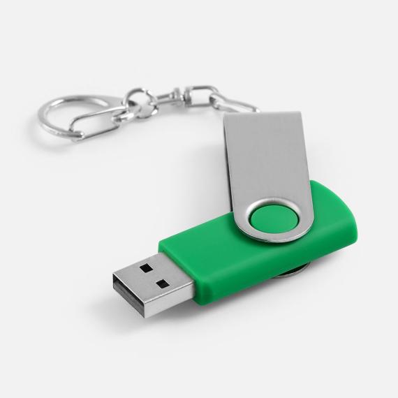Флешка Twist, зеленая, 8 Гб