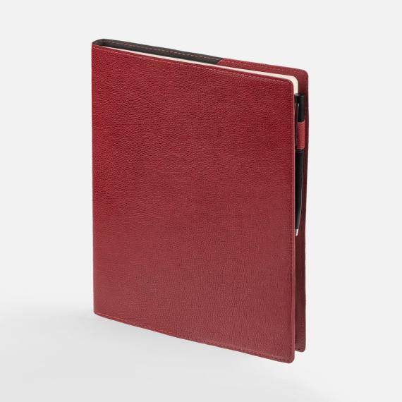 Ежедневник в суперобложке Brave Book, недатированный, красный