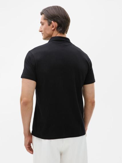 Рубашка поло мужская Prescott men 170 черная, размер XXL