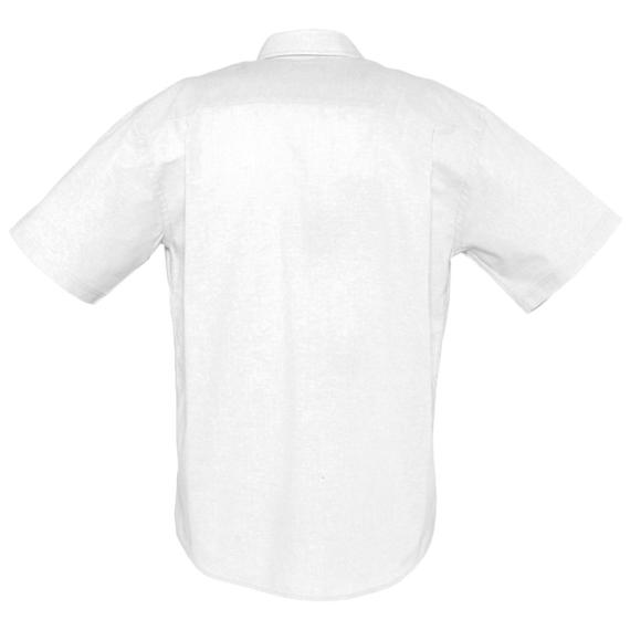 Рубашка мужская с коротким рукавом Brisbane белая, размер 4XL