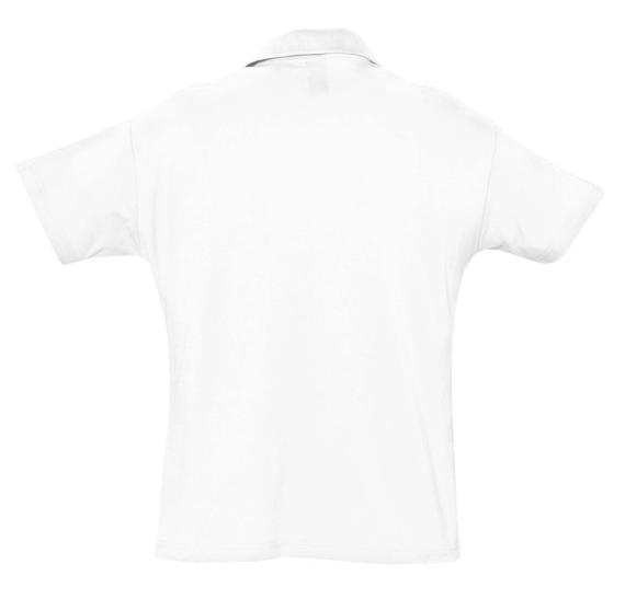 Рубашка поло мужская Summer 170 белая, размер S