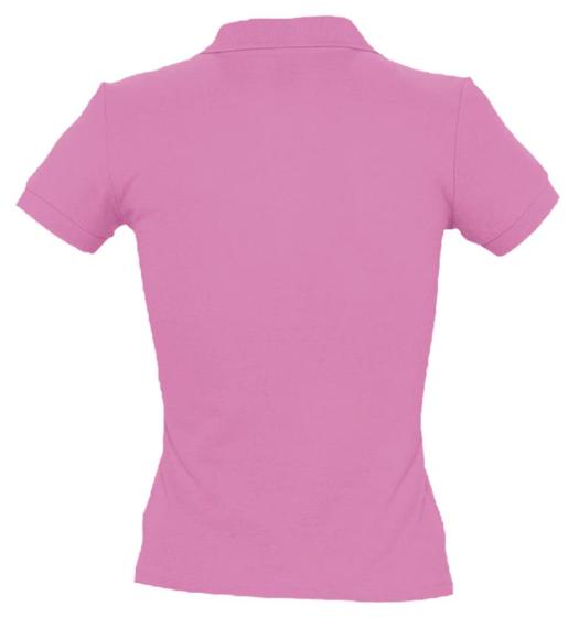 Рубашка поло женская People 210 "розовая орхидея", размер L