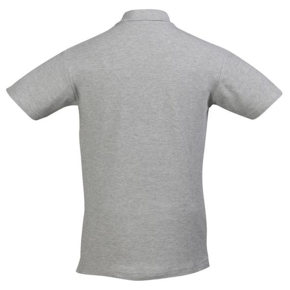 Рубашка поло мужская Spring 210 серый меланж, размер 5XL