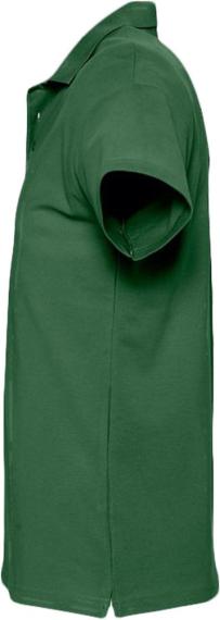 Рубашка поло мужская Spring 210 темно-зеленая, размер L