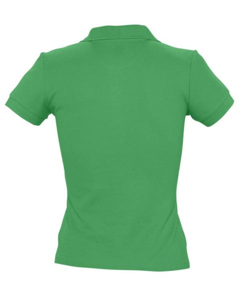 Рубашка поло женская People 210 ярко-зеленая, размер M
