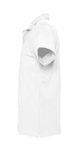 Рубашка поло мужская Spring 210 белая, размер XXL