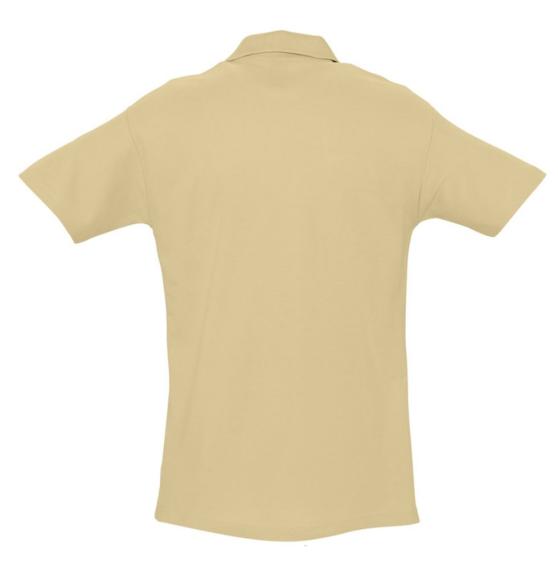 Рубашка поло мужская Spring 210 бежевая, размер XXL