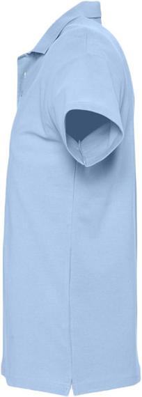 Рубашка поло мужская Spring 210 голубая, размер L