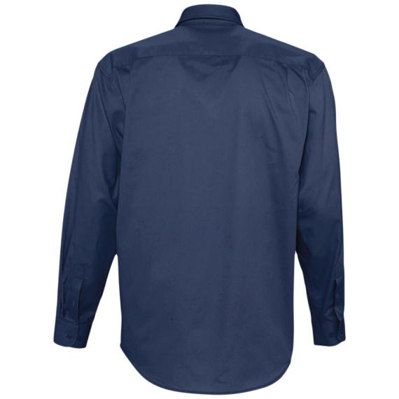 Рубашка мужская с длинным рукавом Bel Air темно-синяя (кобальт), размер S