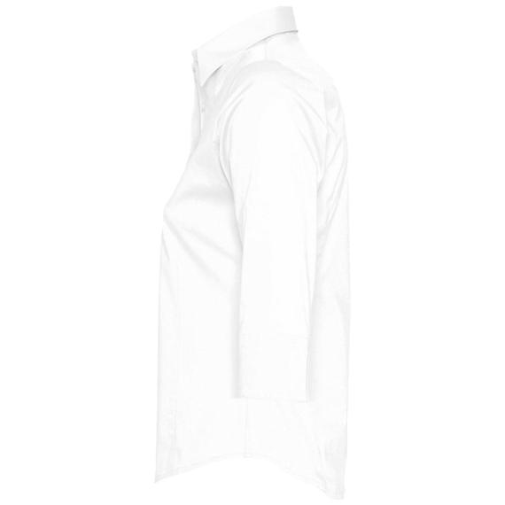 Рубашка женская с рукавом 3/4 Effect 140 белая, размер XXL