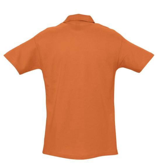 Рубашка поло мужская Spring 210 оранжевая, размер M