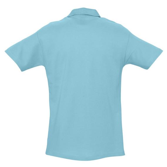Рубашка поло мужская Spring 210 бирюзовая, размер XXL