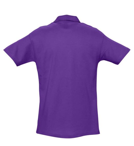 Рубашка поло мужская Spring 210 темно-фиолетовая, размер S