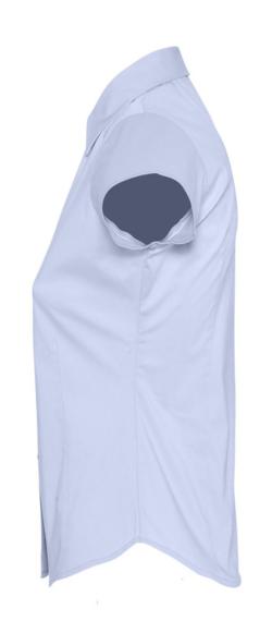 Рубашка женская с коротким рукавом Excess голубая, размер S
