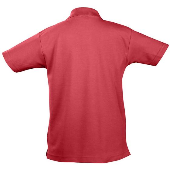 Рубашка поло детская Summer II Kids, красная, на рост 130-140 см