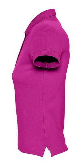 Рубашка поло женская Passion 170 темно-розовая (фуксия), размер XL