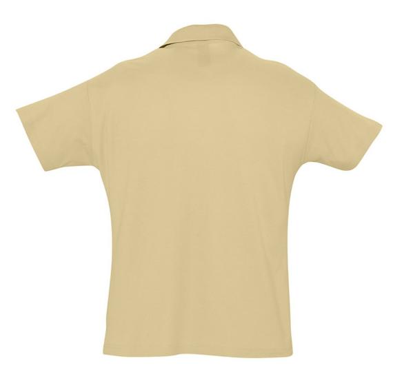 Рубашка поло мужская Summer 170 бежевая, размер S