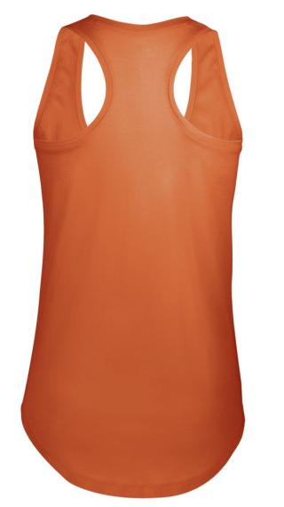 Майка женская Moka 110, оранжевая, размер XS
