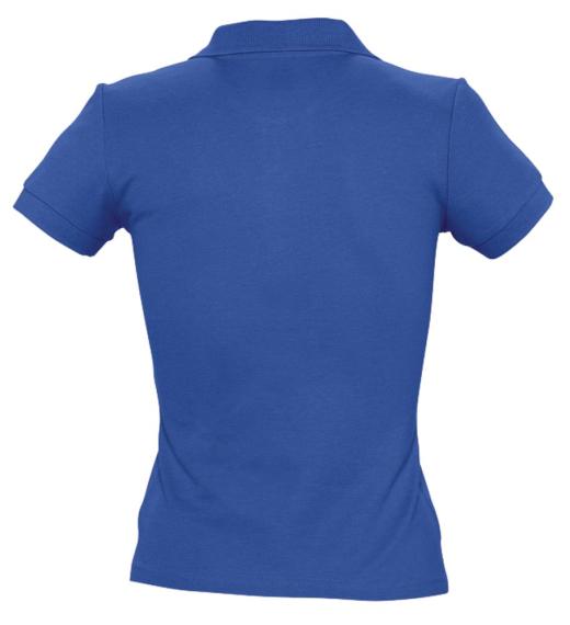 Рубашка поло женская People 210 ярко-синяя, размер XXL