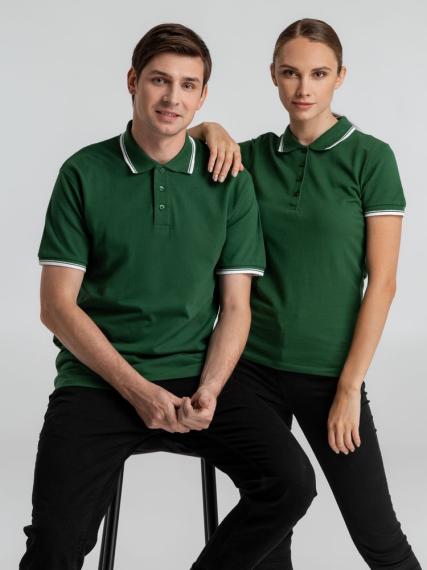 Рубашка поло женская Practice women 270 зеленая с белым, размер L