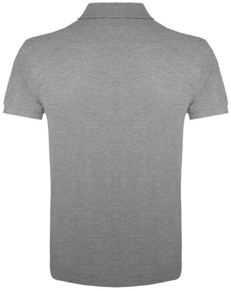 Рубашка поло мужская Prime Men 200 серый меланж, размер 5XL