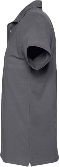 Рубашка поло мужская Spring 210 темно-серая, размер XXL