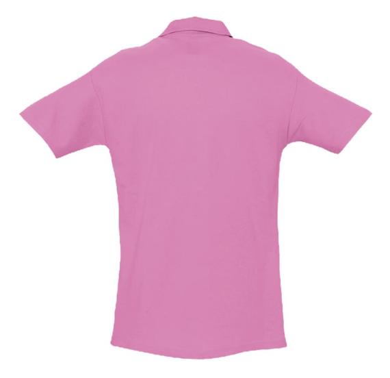 Рубашка поло мужская Spring 210 розовая, размер S
