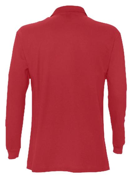 Рубашка поло мужская с длинным рукавом Star 170 красная, размер XXL