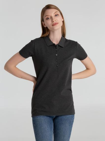 Рубашка поло женская Phoenix Women темно-серый меланж, размер L