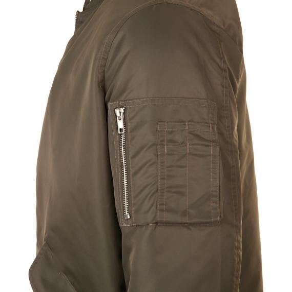 Куртка бомбер унисекс REBEL черная, размер XL